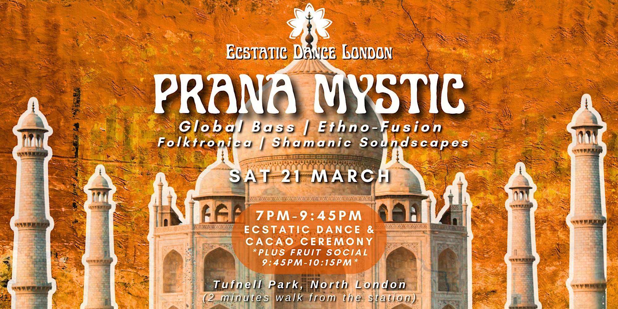 Prana Mystic: Ecstatic Dance & Cacao Ceremony