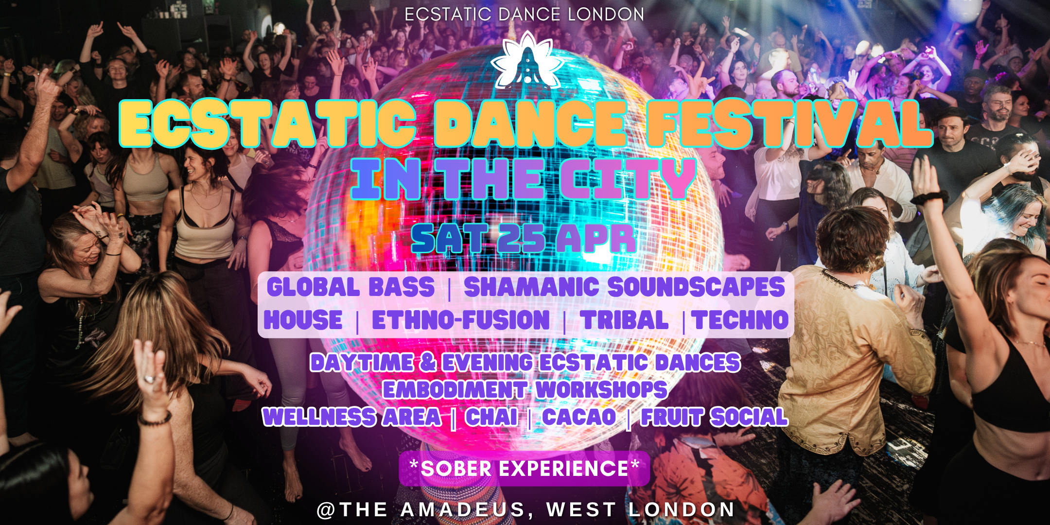 ECSTATIC DANCE FESTIVAL in the City – Movement, Music, Community & Wellness